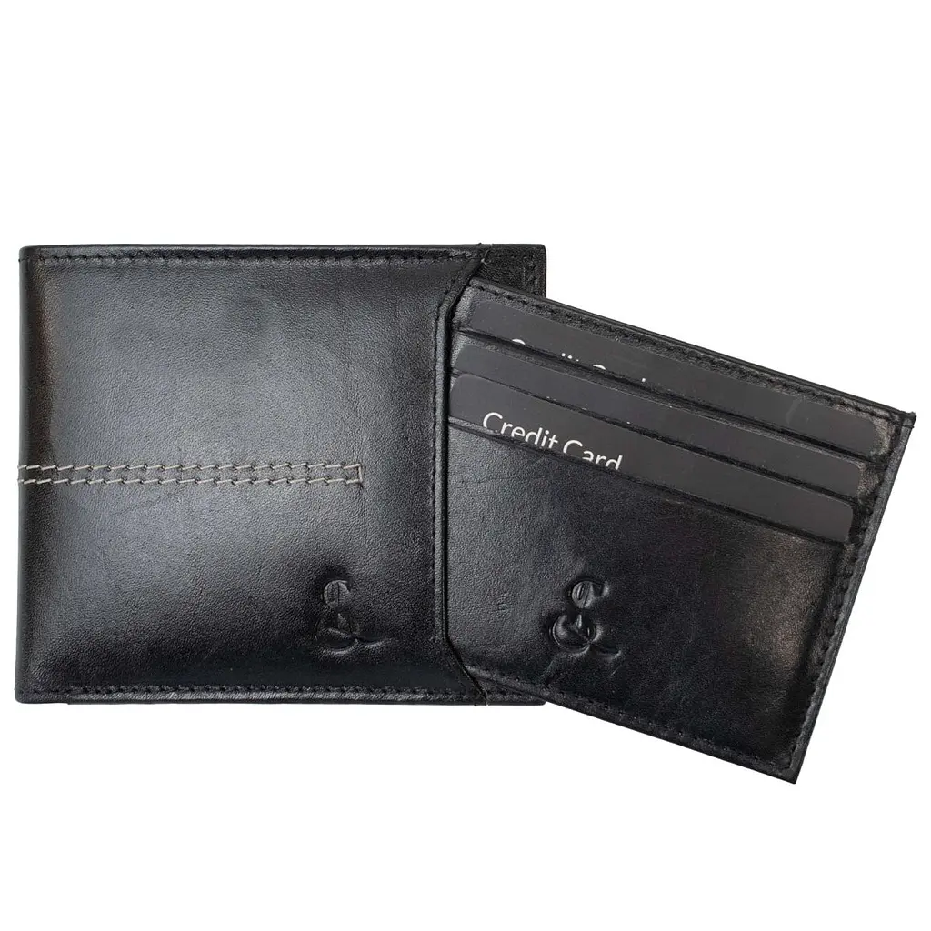 Портмоне чоловіче шкіряне Semi Line RFID Black (P8267-0) - фото 2