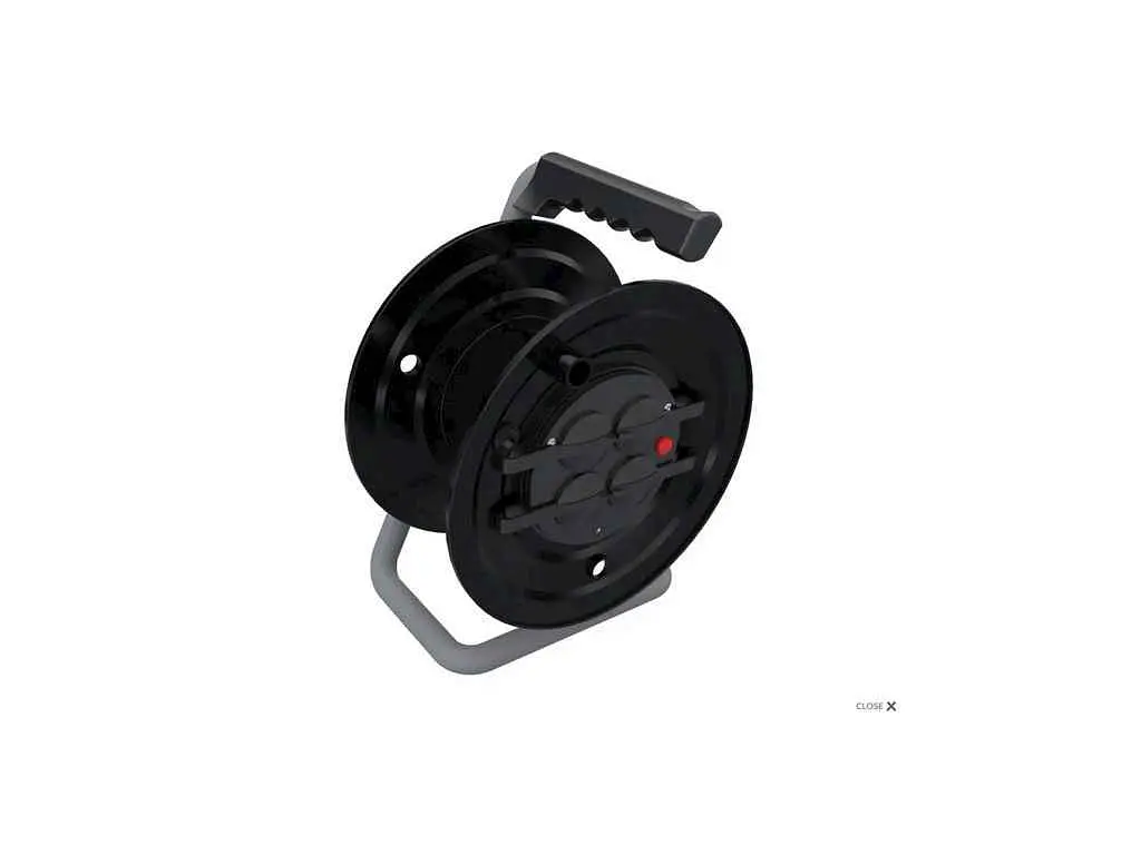 Котушка для подовжувача BEMIS 50м без пров.(3x1,5 ПВС) з 4 розетками б/з 16А IP44 BM9-3100-0000 - фото 3