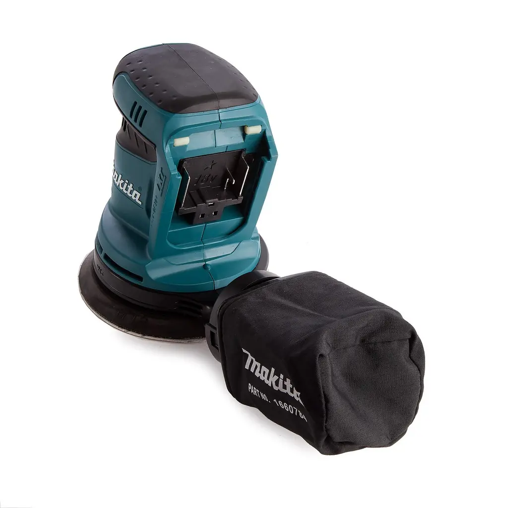 Шліфмашина ексцентрикова акумуляторна Makita DBO180Z (125 мм, 7000-1100 хв-1, LXT, без акумуляторів та зарядного пристрою) - фото 4