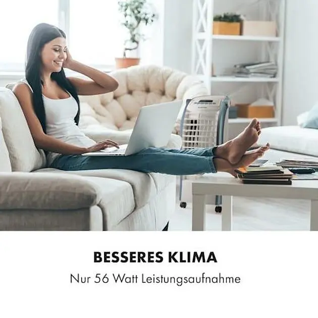 Мобильный кондиционер вентилятор Klarstein Maxfresh 3-в-1 (10036141) - фото 3