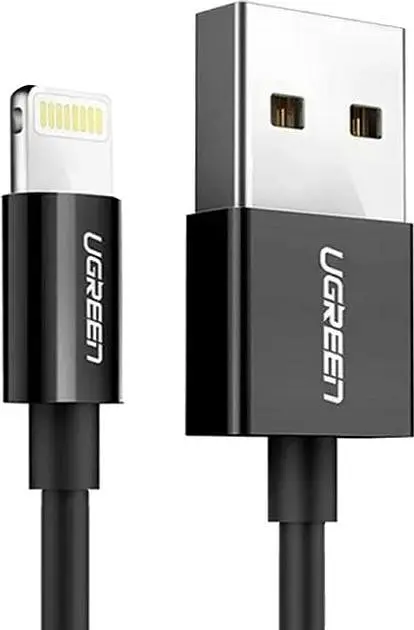 Кабель Ugreen USB Type A - Apple Lightning 1 м MFi Black (US155/80822) - фото 2