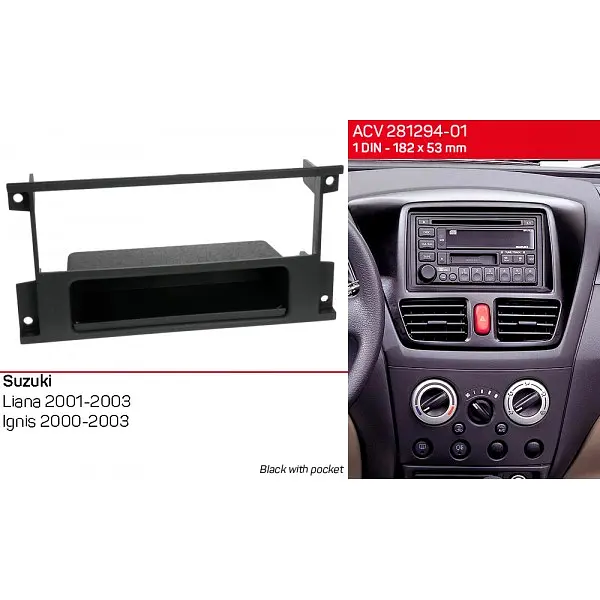 Переходная рамка Suzuki Liana, Ignis ACV 281294-01 - фото 4