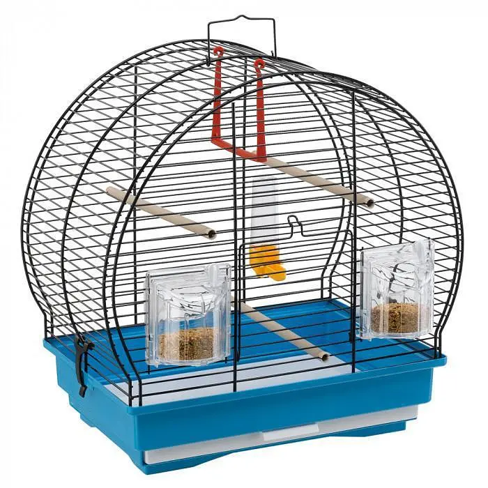 Клітка для канарейок і маленьких екзотичних птахів Ferplast LUNA 1 р. 40 x 23.5 x h 38.5 cm - фото 2