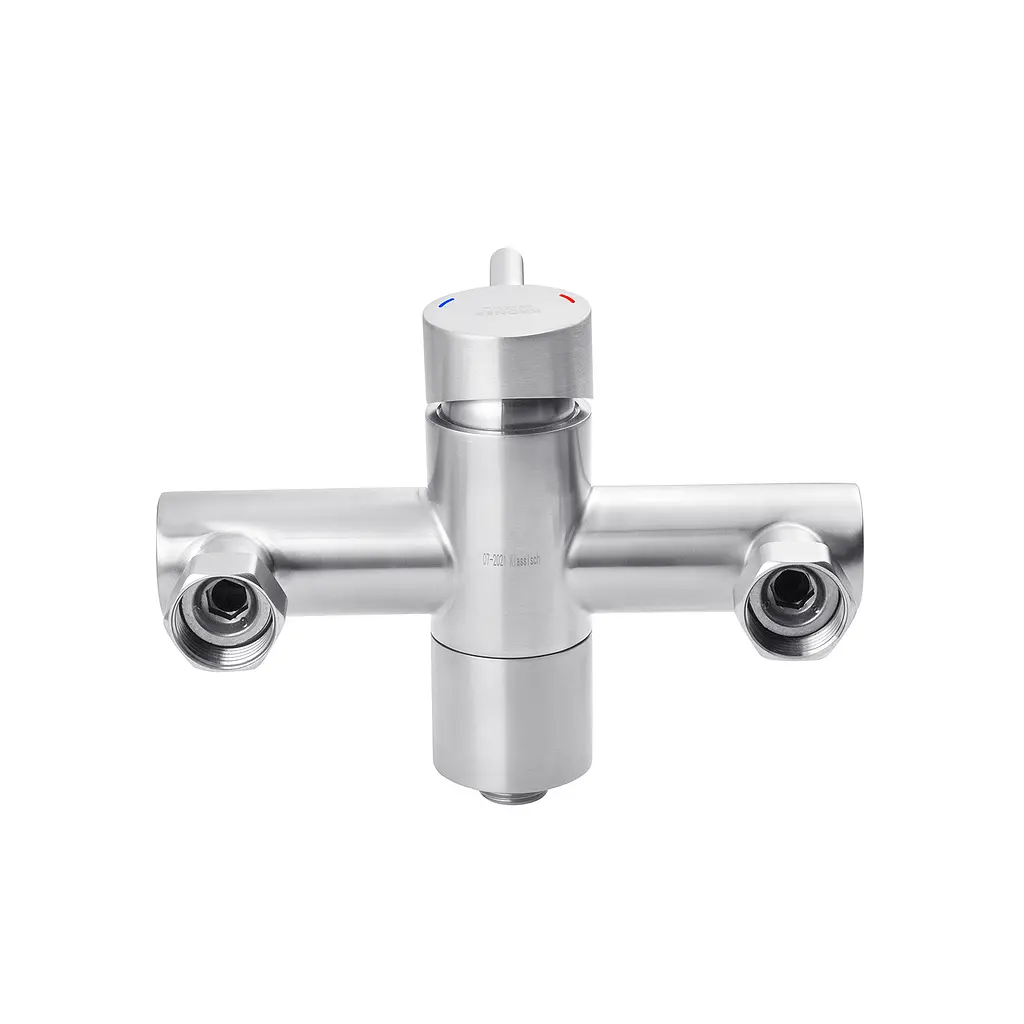 Змішувач для ванної Kroner KRP Edelstahl Klassisch - ESG060 CV022998 Хром матовий - фото 5