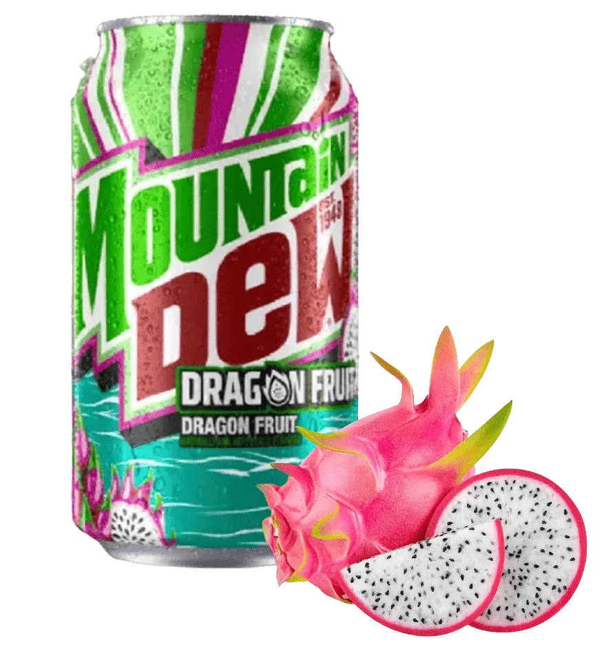 Газований напій Mountain Dew Dragon Fruit 355 мл - фото 2