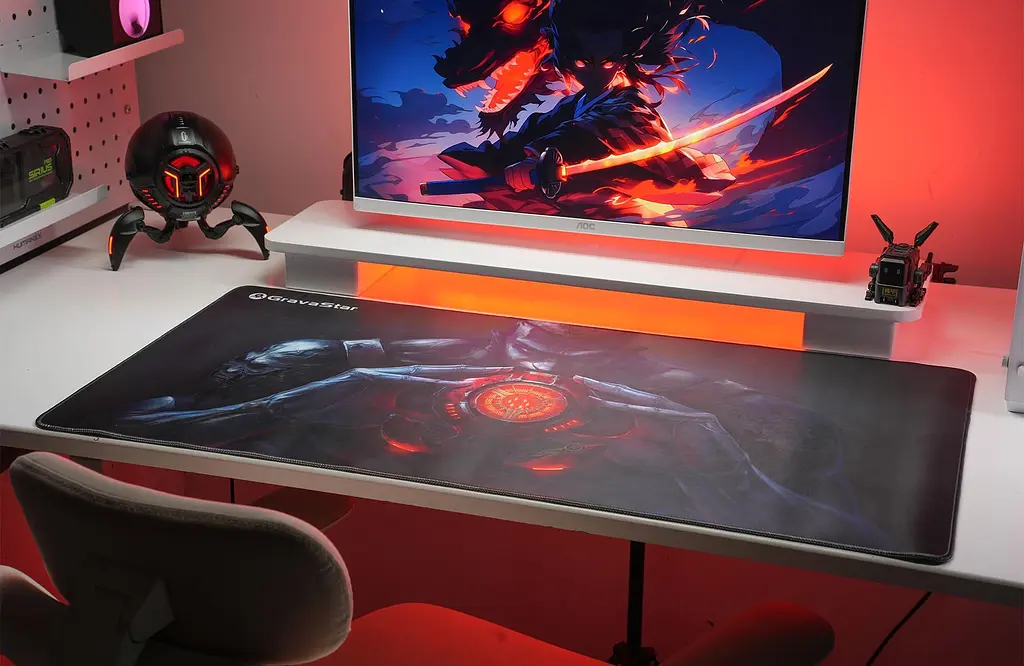 Ігрова поверхня GravaStar WARRIOR XL (900х450х3мм) Black (GSA8_MPD_WARRIOR) - фото 5