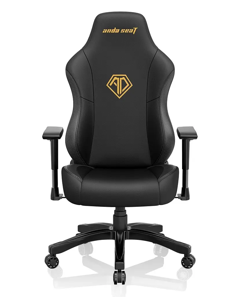 Крісло для геймерів Anda Seat Phantom 3 Size L Black/Gold (AD18Y-06-B-PV/C) - фото 2