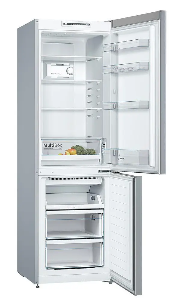Холодильник із нижньою морозильною камерою Bosch KGN36NL306 нержавіюча сталь (KGN36NL306) - фото 2