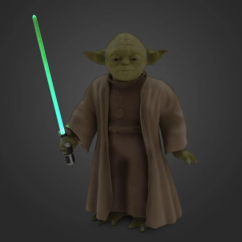 Фігурка інтерактивна Yoda що говорить Йода зі світловим мечем Зоряні війни 23см Disney SW Y 16.46 - фото 2