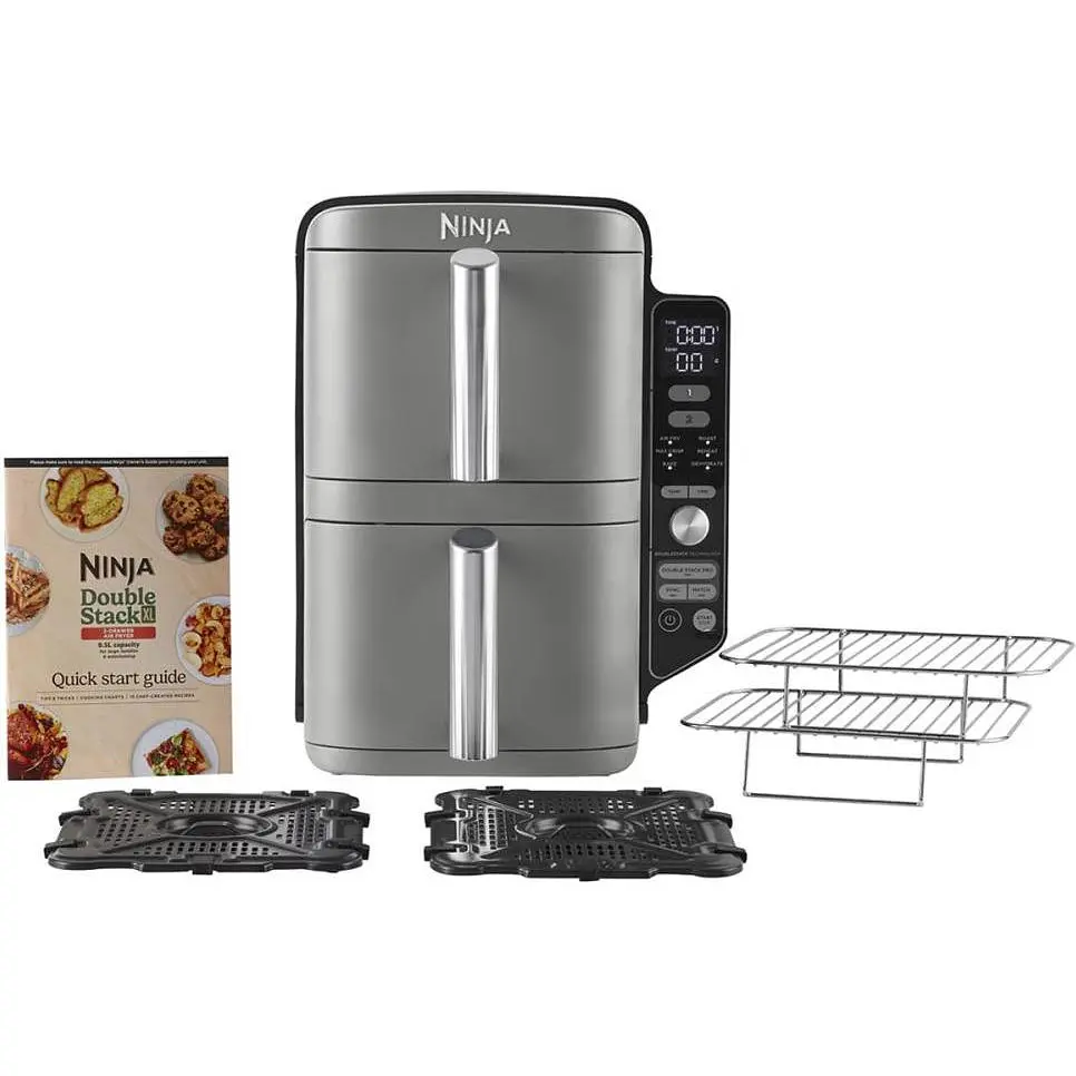Мультипечь (аэрофритюрница) Ninja Double Stack XL 2-Level Air Fryer 9.5 л (SL400EU) - фото 4