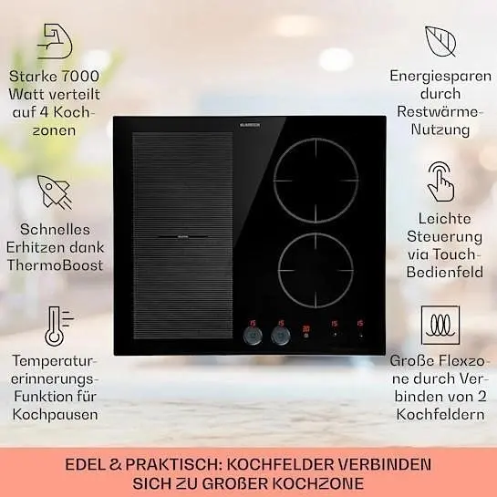 Индукционная плита Klarstein Magnichef 4 Flex 7000W (10041381) - фото 2
