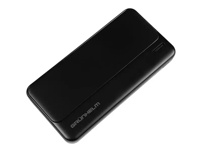 Зовнішній акумулятор (Power Bank) Grunhelm 10000mAh Black (GP-10B) - фото 3