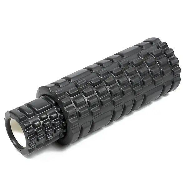 Масажний ролик EasyFit Grid Roller Double 33 см Чорний (EF-7737s-4)