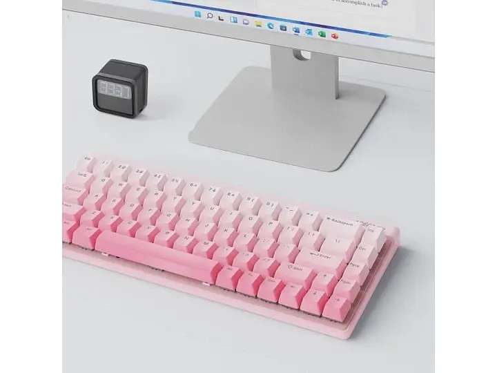 Ігрова магнітна клавіатура MCHOSE ACE 68 Air / Дротове підключення / Kailh Magnetic God Switch / Pink - фото 9