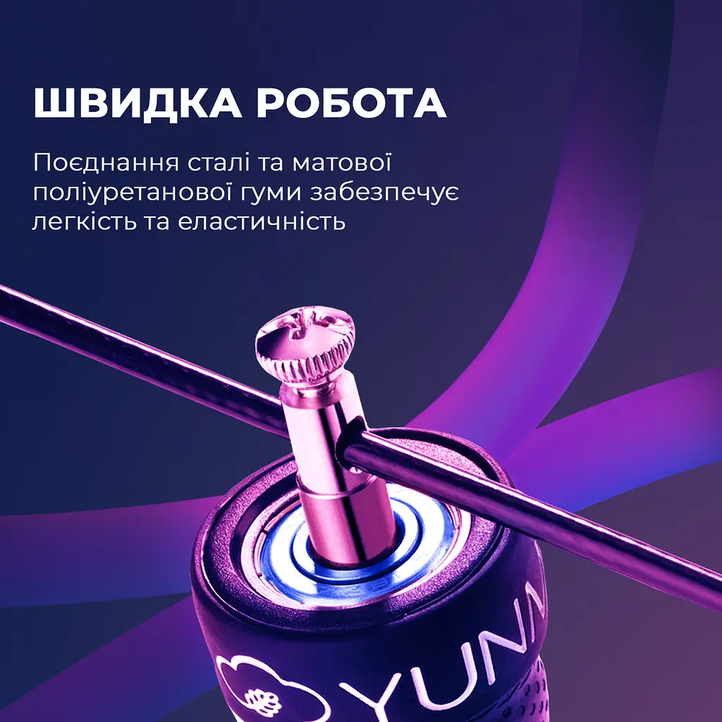 Скакалка швидкісна YUNMAI Fitness Rope Pro Version (YMHR-P701) - фото 3