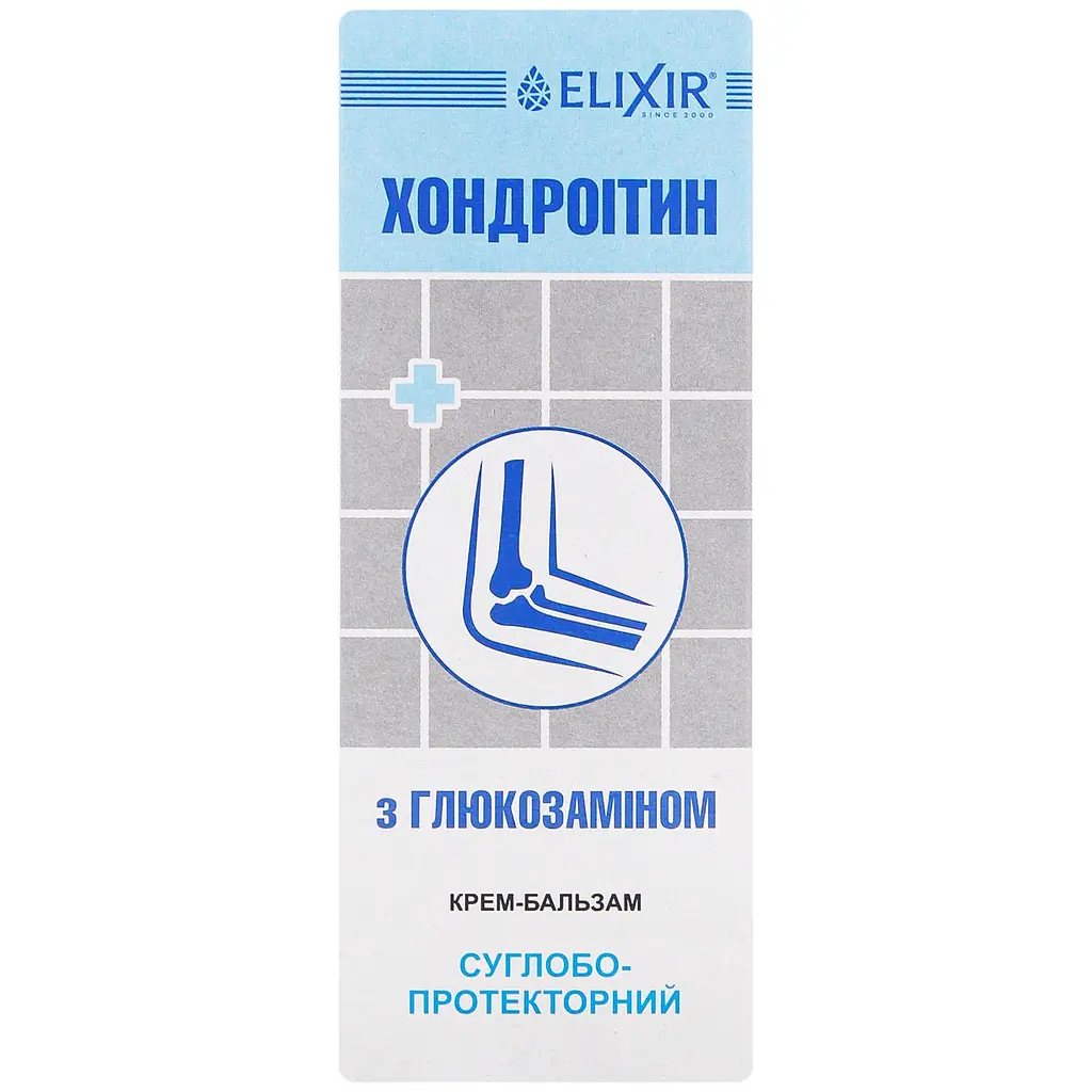 Крем-бальзам Elixir Хондроітин з глюкозаміном 75 мл - фото 2
