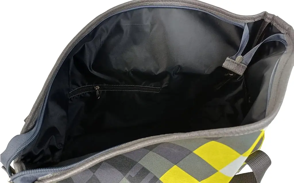 Сумка дорожня саквояж Wallaby 28L поліестер штучна шкіра Жовтий з Чорним - фото 8