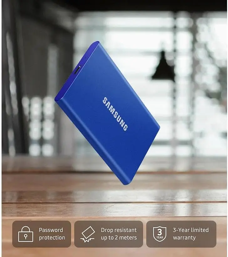 Портативний SSD Samsung 4TB USB 3.2 Gen 2 Type-C T7 Shield - фото 6
