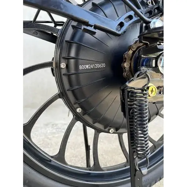 Електровелосипед Minako U20" 800W 48V 18Ah + сидіння/багажник чорний - фото 13