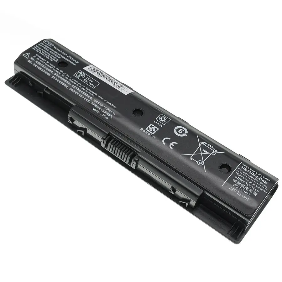 Акумулятор HP PI06 (Pavilion 14-E000, 15-E000, 17-E000 Series, ENVY 15-j000, 17-j000 TouchSmart Series) 10.8V 5200 mAh Black - фото 2