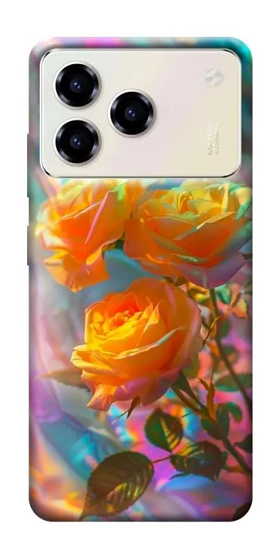 Чохол Demsky Golden rose для ZTE Blade A76