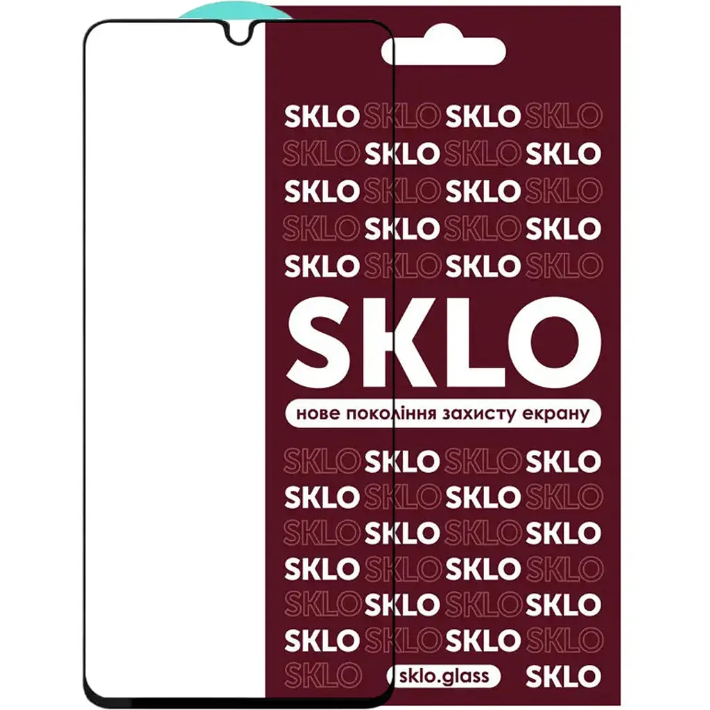Захисне скло SKLO Full Glue Glass для Samsung Galaxy A55 Black [112024] - фото 2