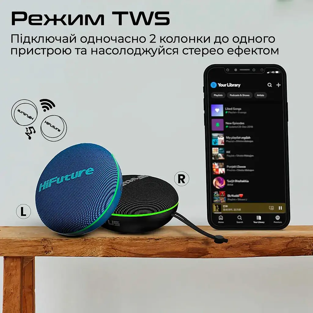 Портативна акустика HiFuture Altus 5W Red (altus.red) - фото 8