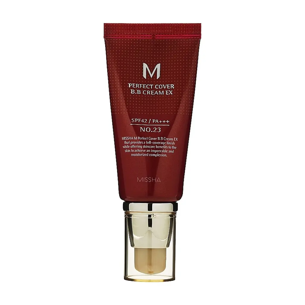 BB-крем Missha M Perfect Cover BB Cream EX SPF42/PA+++ Moisturized Complexion 23 - Natural Beige (8809747940721)