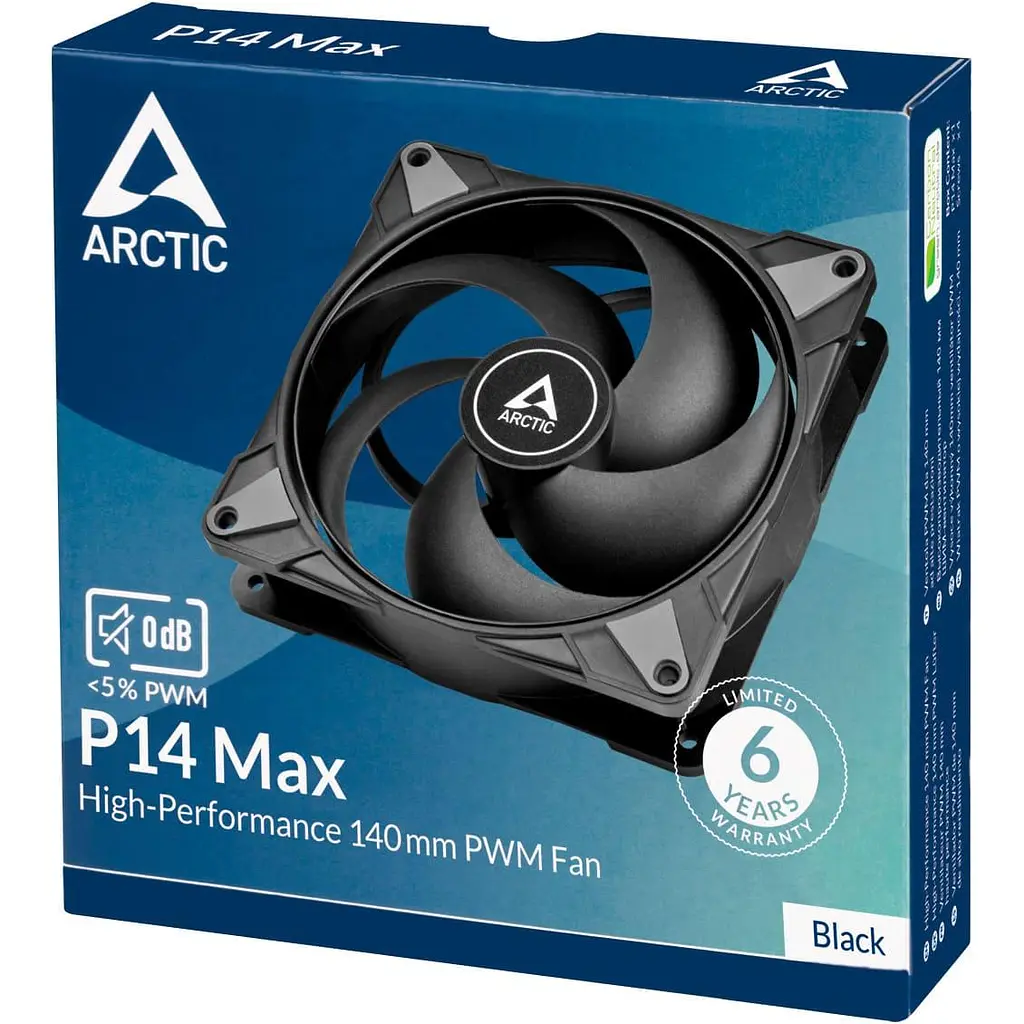 Вентилятор Arctic 140MM P14 MAX PWM ACFAN00287A (ACFAN00287A) - фото 4