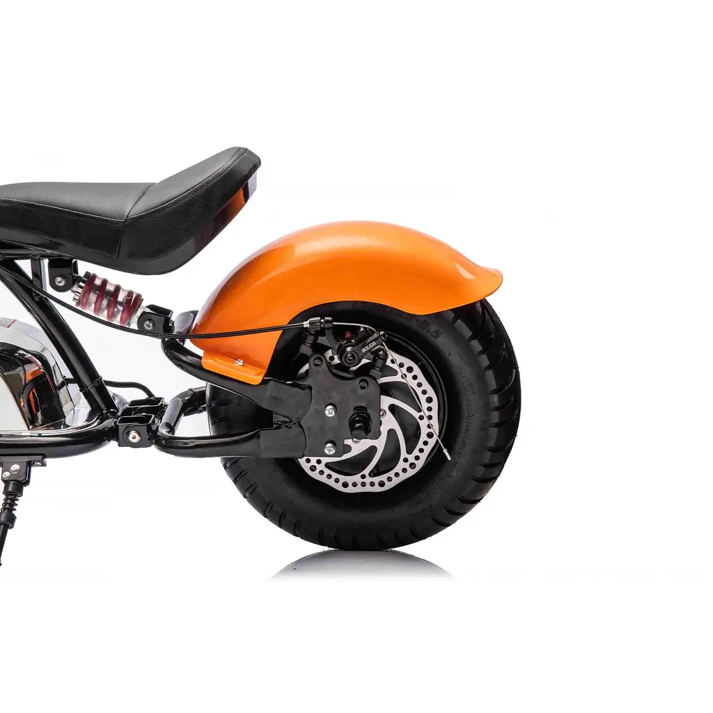 Дитячий електромотоцикл Ramiz Chopper Warrior 2х18, зелений (PA.XB-1058.ZIE) - фото 15