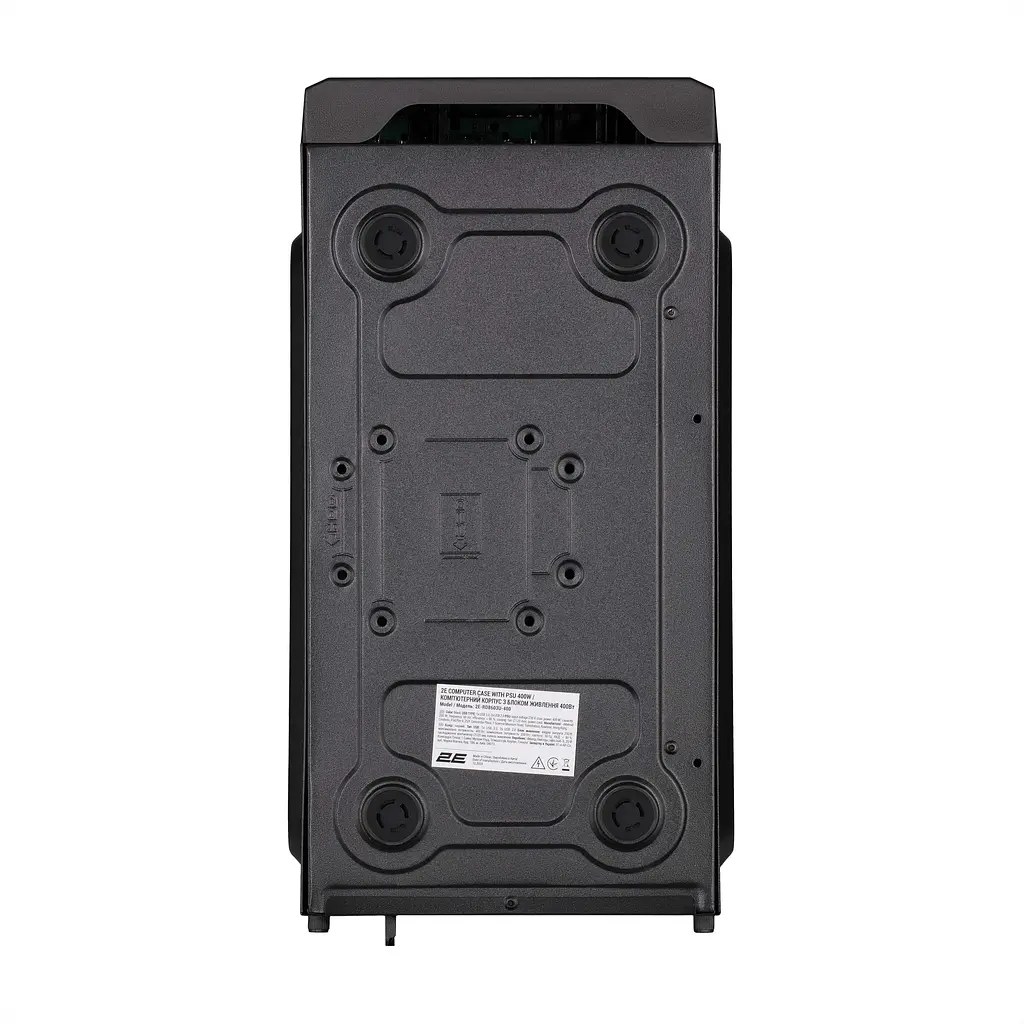 2E Корпус Basis RD8603U-400 з БЖ 2E ATX400W, 1xUSB3.0, 2xUSB2.0, VGA 320мм, mATX, чорний - фото 4