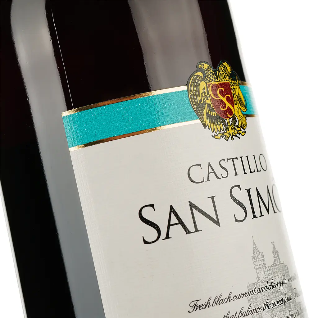 Вино Castillo San Simon Shiraz, красное, сухое, 12,5%, 0,75 л (27252) - фото 3