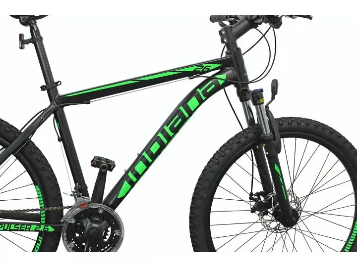Велосипед чоловічий Indiana X-Pulser 2.6 M15 26" Black/Green - фото 2