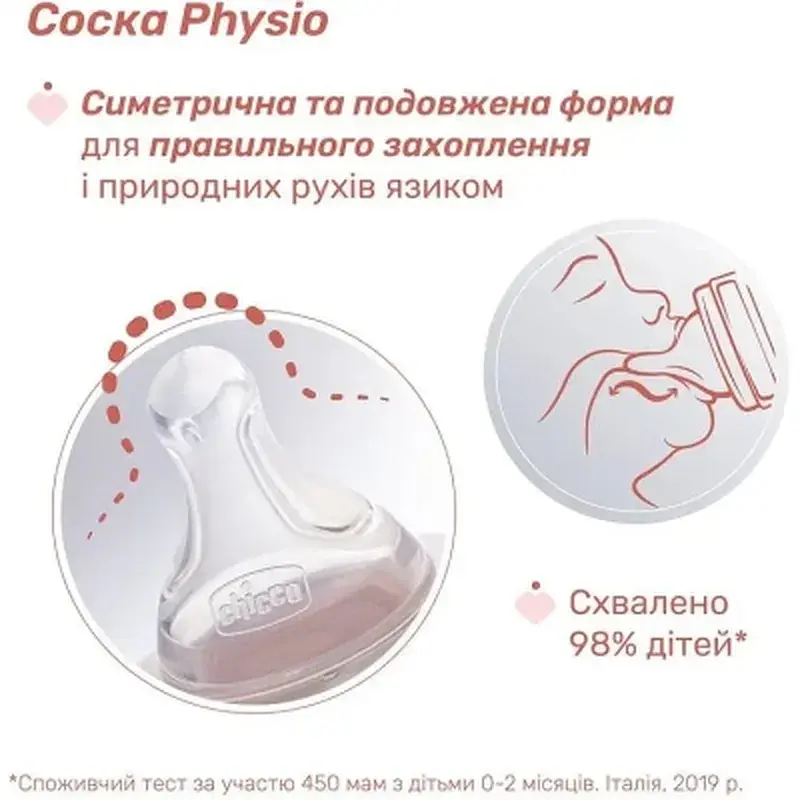 Пляшечка для годування Chicco Perfect 5 із силіконовою соскою 0+ місяців 150 мл Сіра (20211.32.40) - фото 7