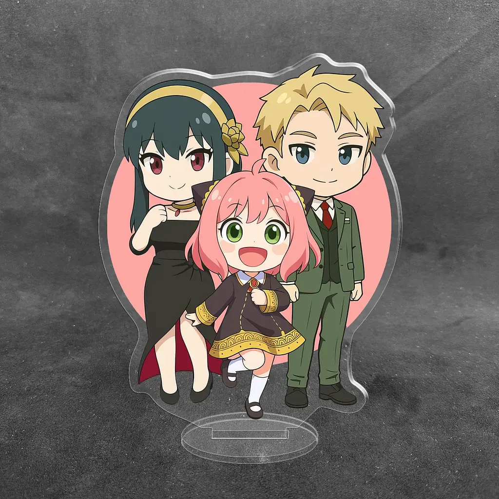 Акриловая коллекционная фигурка Chibi Аниме: Spy Family Сім'я шпигуна 10 см - фото 2