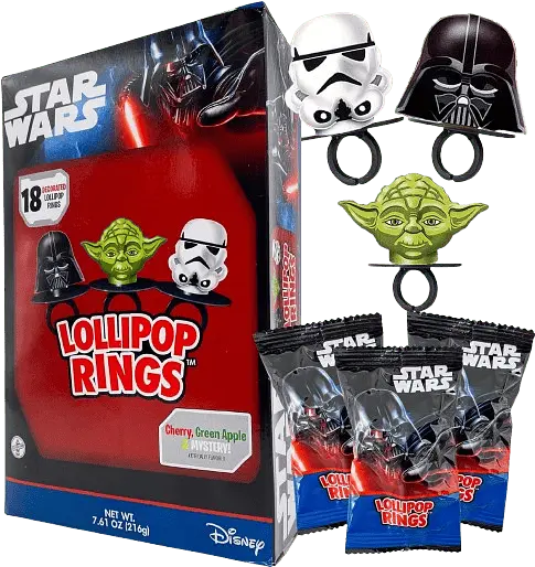 Кільце-льодяник Star Wars Candy Lollipop Rings 1шт, 12г - фото 4