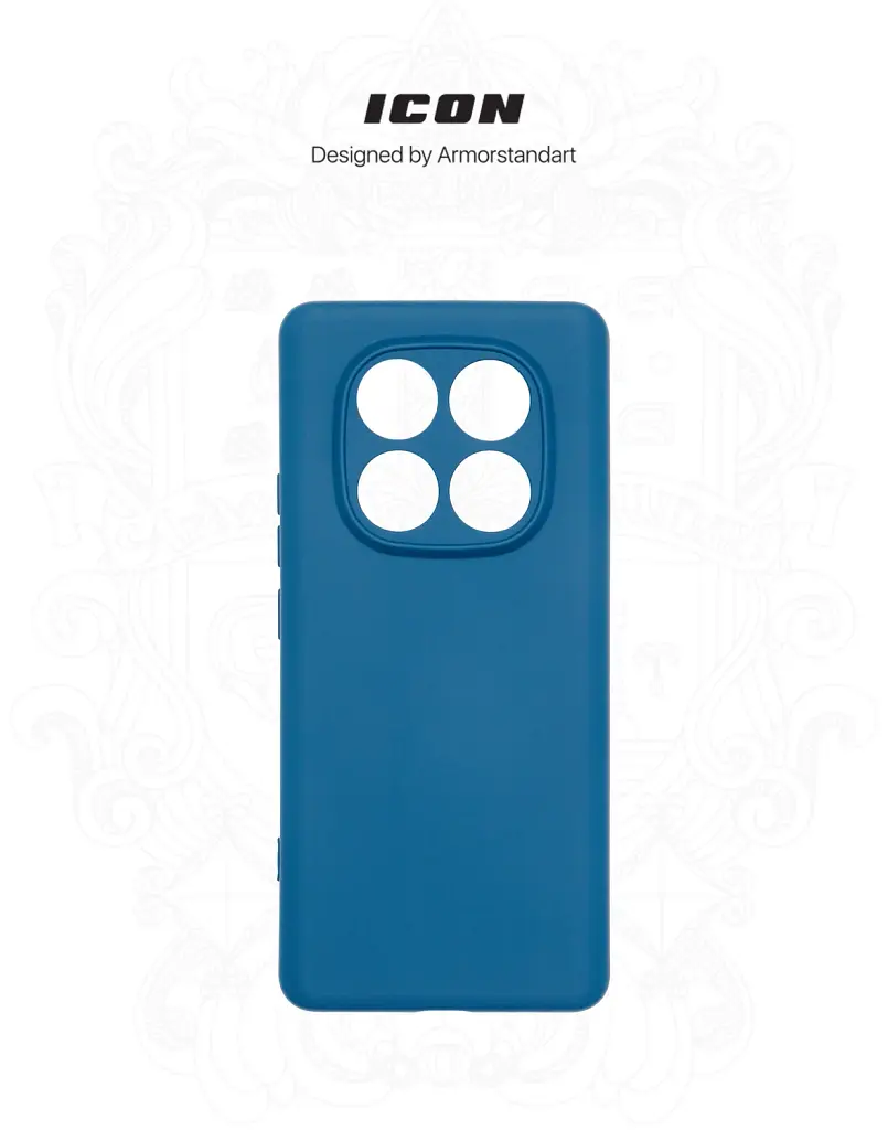 Чехол ArmorStandart ICON для Xiaomi Redmi Note 14 Pro 5G / Poco X7 Camera cover Dark Blue - фото 3