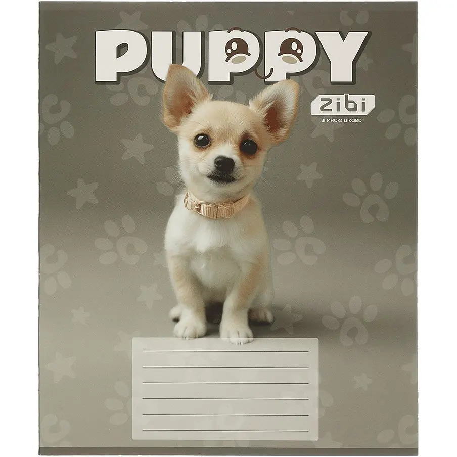 Упаковка зошитів ZiBi Kids Line Dogs 12 аркушів в косу лінію 25 шт. (ZB25.1753C) - фото 3