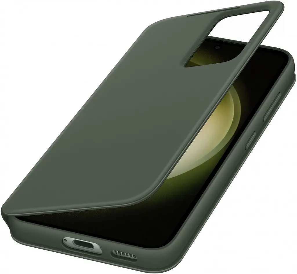 Оригінальний чохол-книжка для Samsung Galaxy S23 Plus S-View Smart Wallet Case EF-ZS916CGEGRU Khaki - фото 2