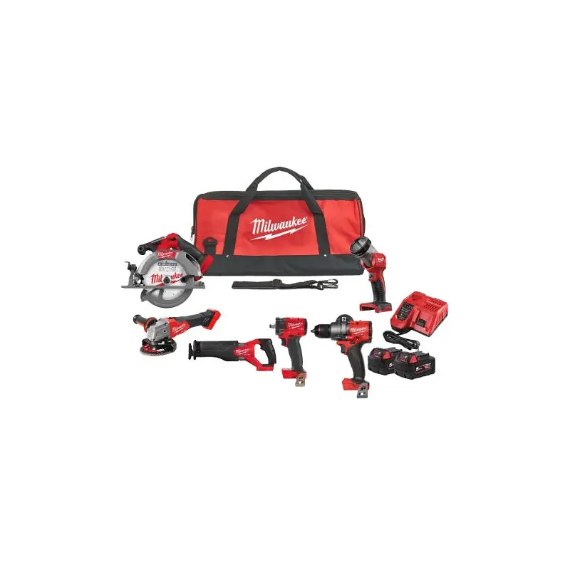 Набір із 6 акумуляторних безщіткових інструментів MILWAUKEE M18 FPP6H3-502B - фото 3
