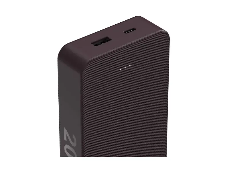 Зовнішній акумулятор (Power Bank) Hama 20000 mAh Plum (00201715) - фото 2