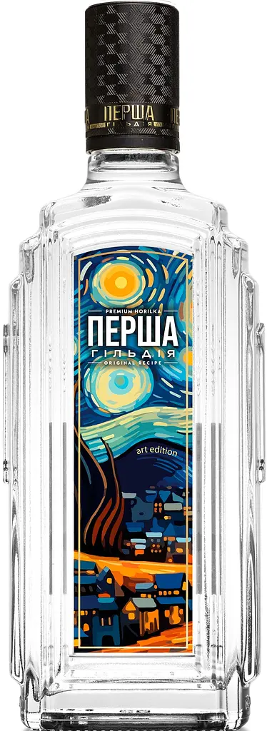 Упаковка горілки Перша Гільдія Поважна Art Edition 40% 4.2 л (0.7 л х 6 шт.) - фото 3