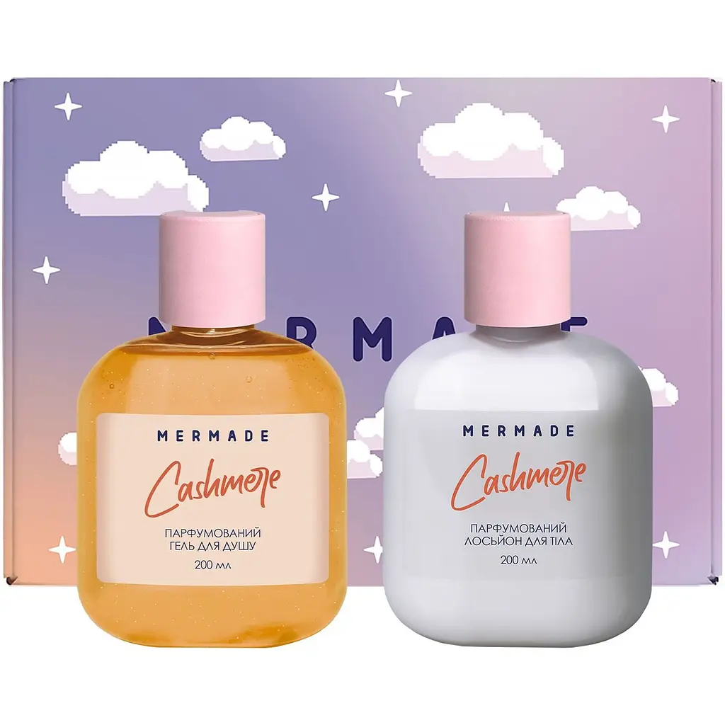 Парфумований набір для тіла Mermade Cashmere, гель для душу, 200 мл + лосьйон для тіла, 200 мл - фото 2