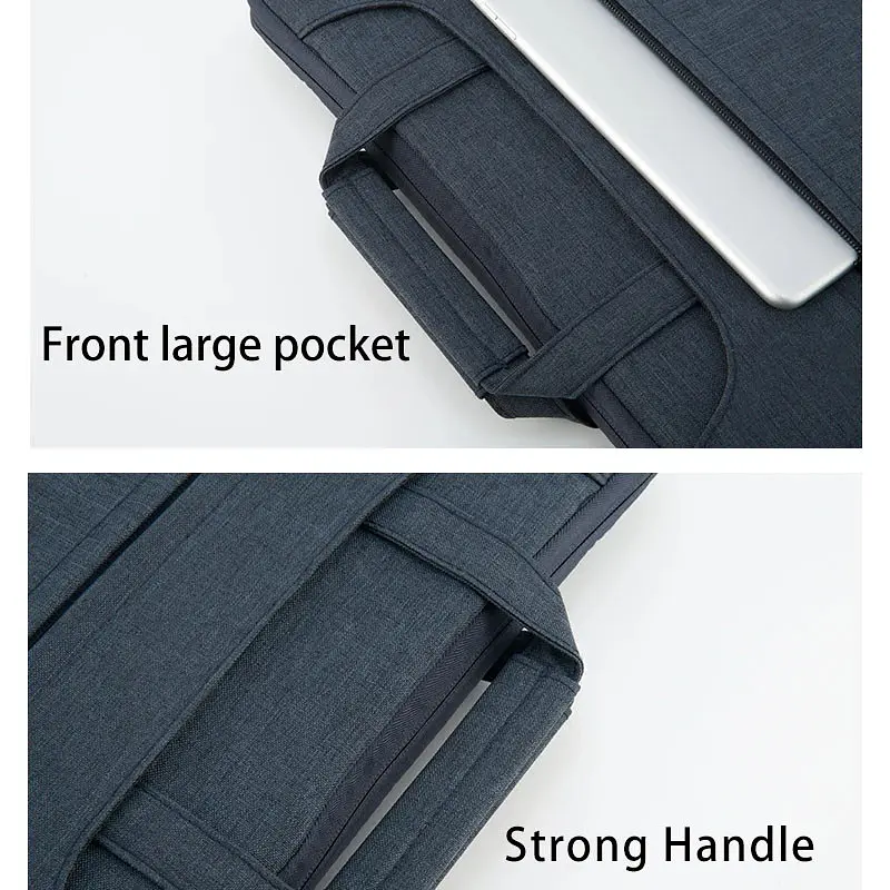 Сумка для ноутбуку Denim with Straps 13/14.2'' Navy Blue - фото 7