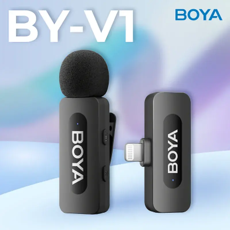 Микрофон Boya BY-V1 Lightning Black (BY-V1) - фото 6