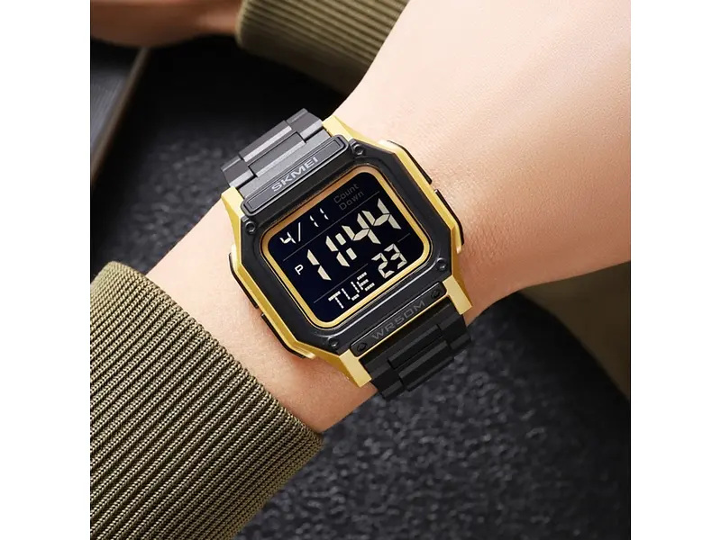Чоловічий наручний годинник 2264BKGDBK Black-Gold-Black Skmei acs0030090 - фото 5