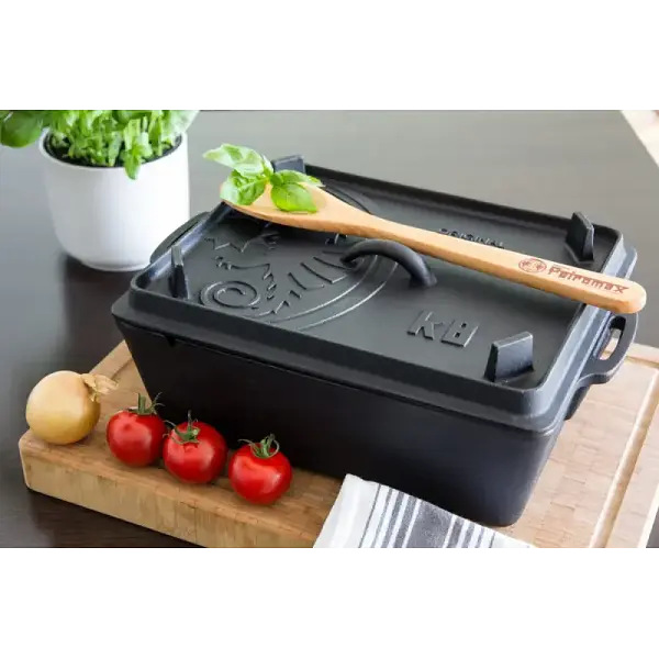 Казан-жарівня чавунна Petromax Loaf Pan with Lid 5.5 л (1017-k8) - фото 2