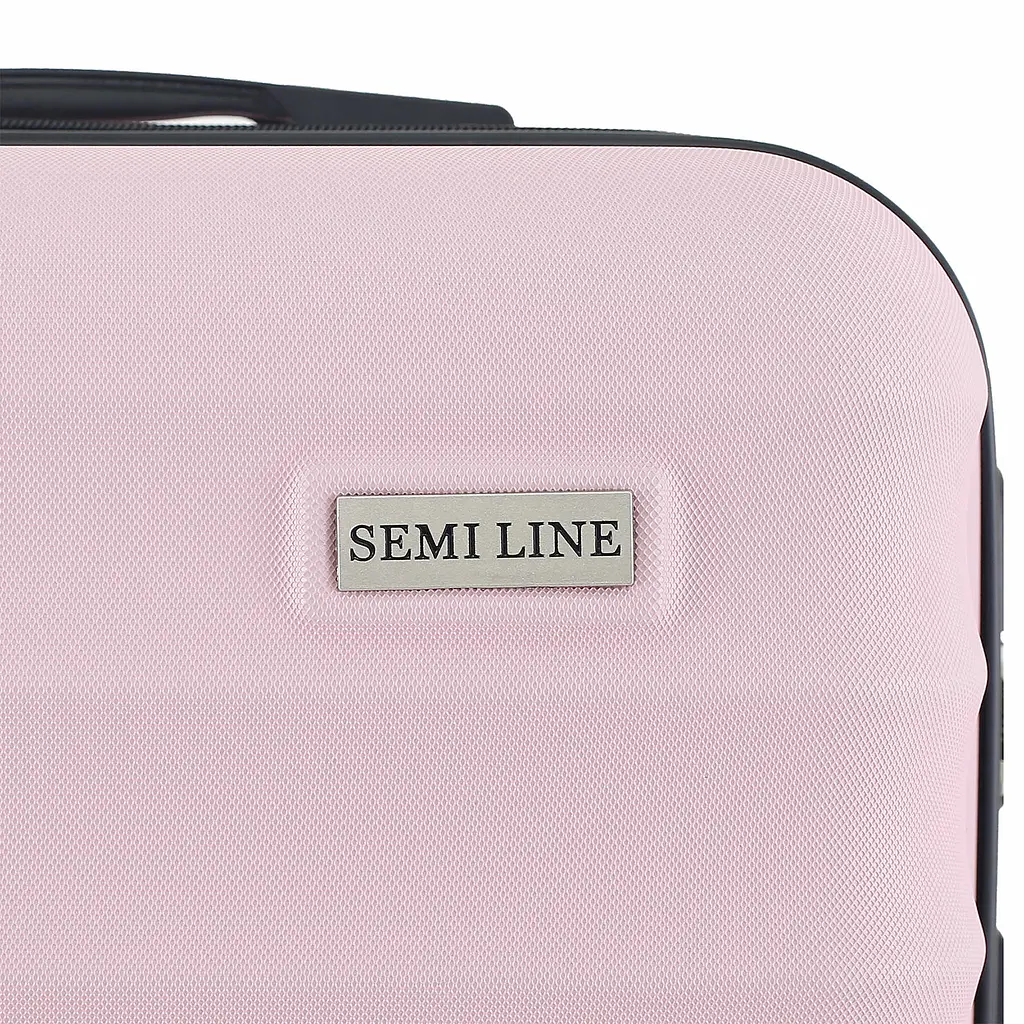 Валіза Semi Line 20 дюймів (S) дюймів (S) Pink Cream (T5632-1) - фото 8