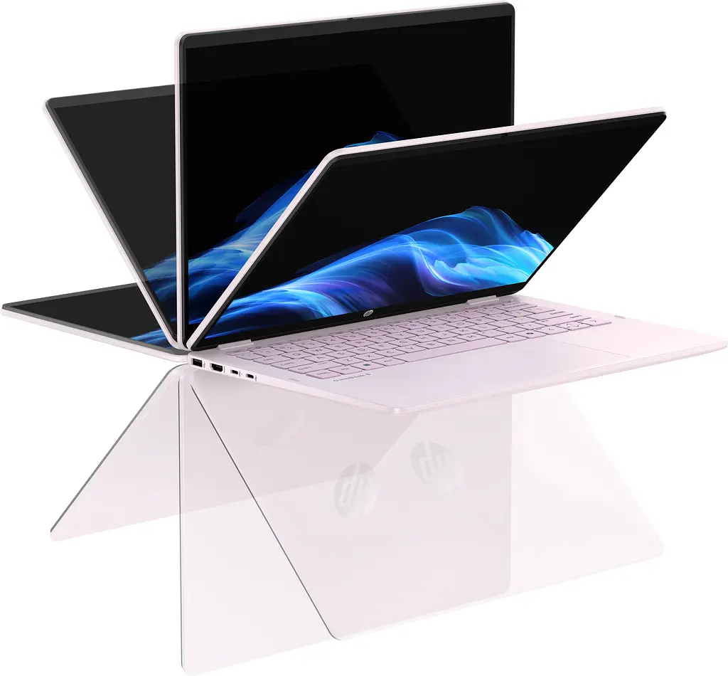 Ноутбук HP OmniBook 5 Flip x360 14" 2K IPS Touch Intel 7-150U 24GB F1024GB UMA DOS рожевий - фото 2