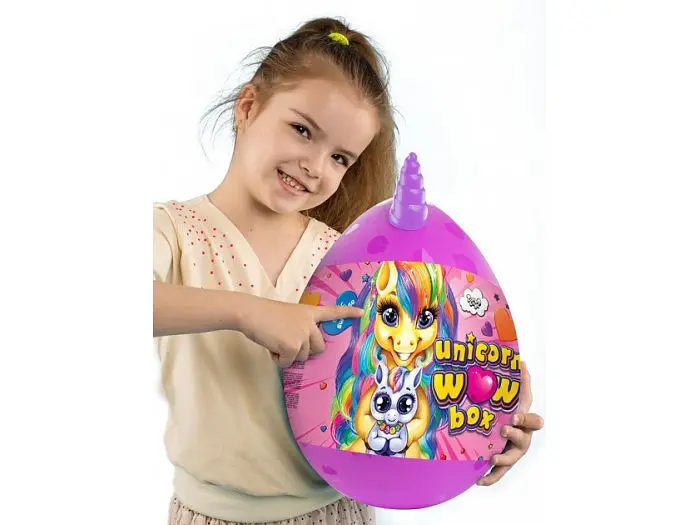 Креативна творчість Яйце Єдинорога Unicorn WOW Box, Danko Toys (укр.) - фото 2